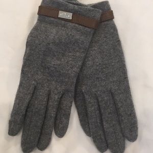 Lauren Ralph Lauren grey Knit glove